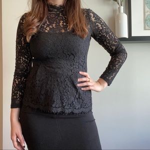 Sheer Lace Blouse